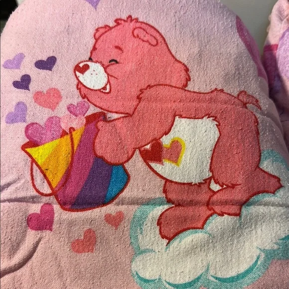 Care Bears Pink and Purple Bedding Set - Picture 2 of 4